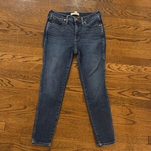 Madewell Dark Blue Skinny Jeans, 27P